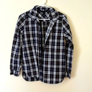 Stewart modern tartan button down from J. Crew size 8